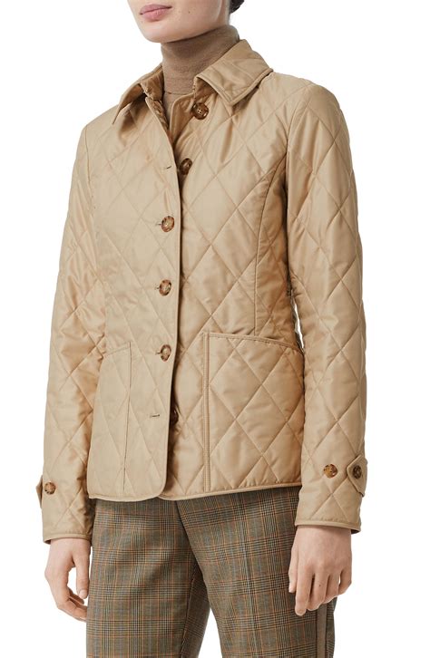 burberry diamond quilted thermoregulated harrington jacket|Burberry diamond quilted jacket sale.